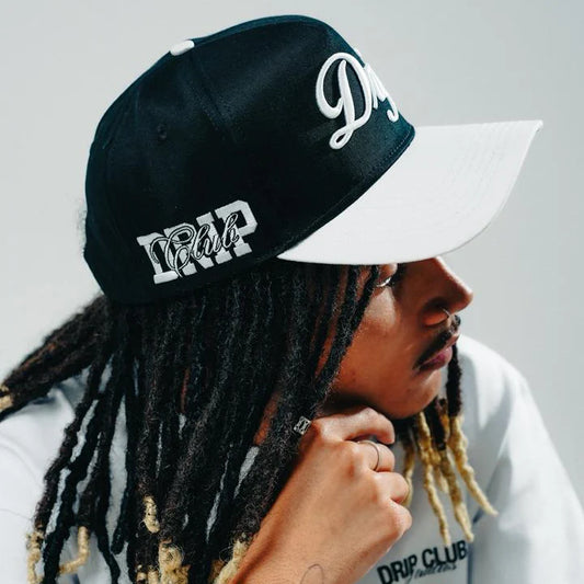 CAP DRIP BLACK AND WHITE
