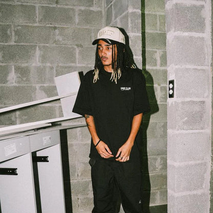 CAP DRIP LIFE STYLE CREAM VISOR BLACK