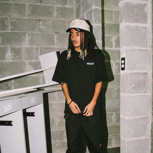 CAP DRIP LIFE STYLE CREAM VISOR BLACK