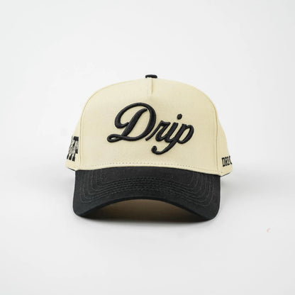 CAP DRIP CREAM AND BLACK