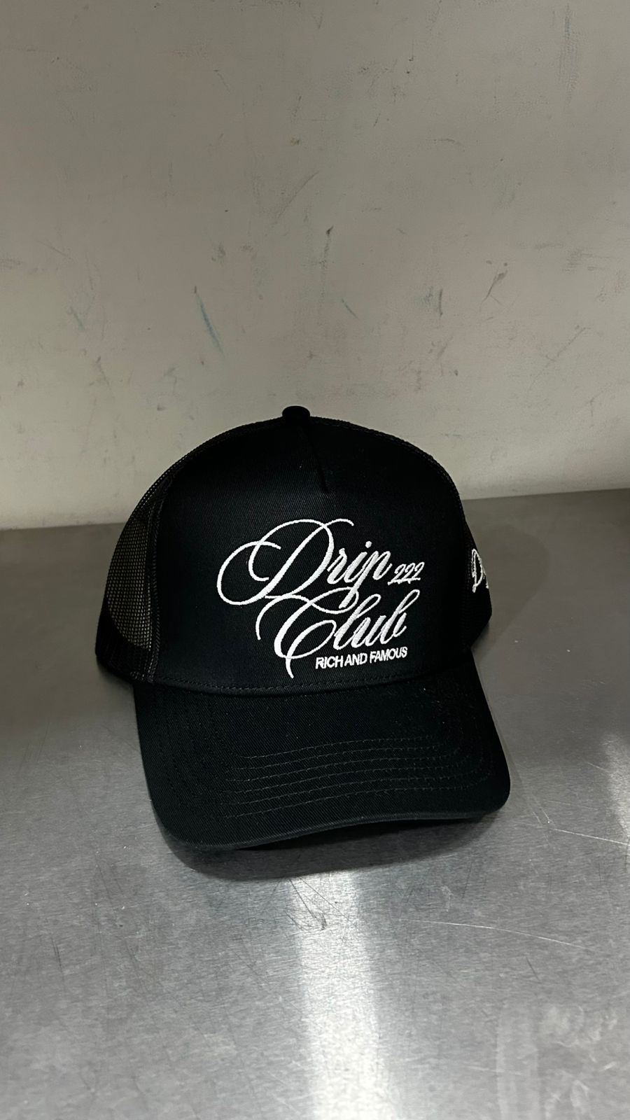 CAP DRIP TRUCKER BLACK
