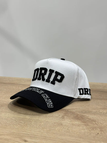 CAP DRIP LIFE STYLE WHITE  VISOR BLACK
