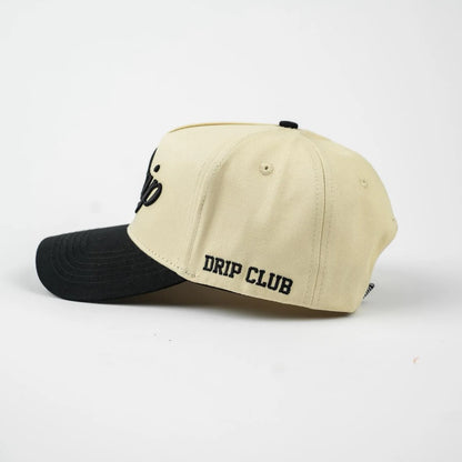 CAP DRIP CREAM AND BLACK