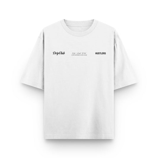 STAYING UPSIDE TEE DRIP BLANCA
