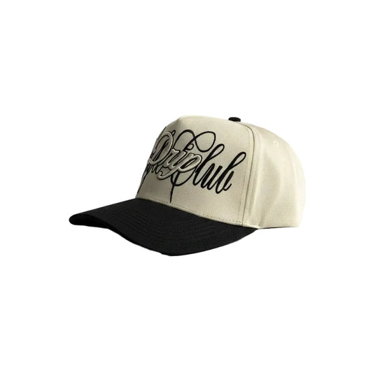CAP DRIP SIGN BEIGE AND BLACK