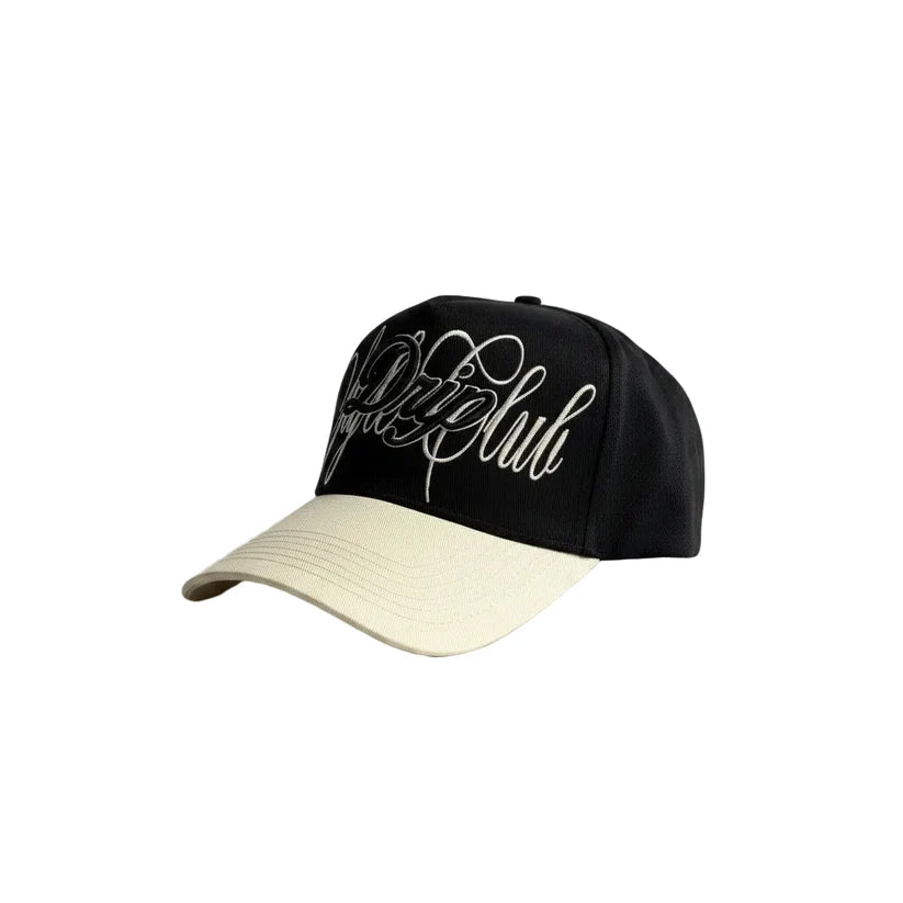 CAP DRIP SIGN BLACK AND BEIGE