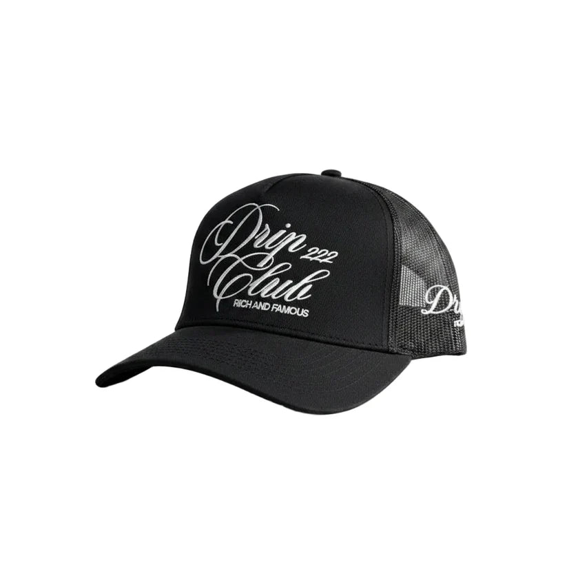 CAP DRIP TRUCKER BLACK