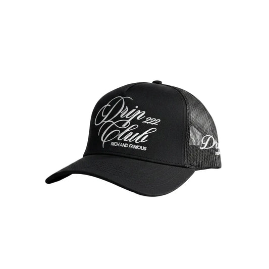 CAP DRIP TRUCKER BLACK